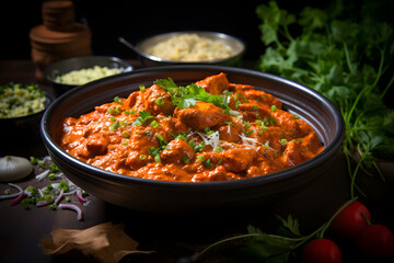 Authentic Indian Butter Chicken (Murgh Makhani) in Rich Tomato Cream Sauce