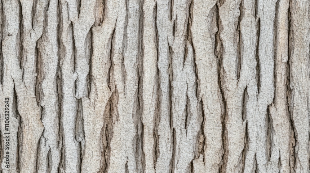 Poster exquisite depiction of tree bark texture highlights intricate patterns and colors, emphasizing natur