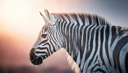 Naklejka premium Intriguing patterns of a zebra's distinctive stripes. 