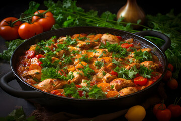 Chicken Cacciatore – Italian Hunter-Style Braised Chicken with Tomatoes