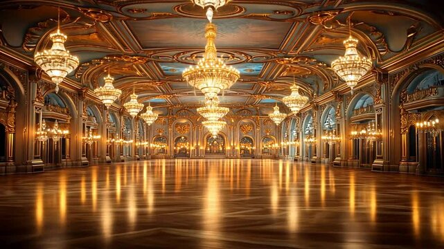 Grand Ballroom: Opulence and Elegance in a Gilded Palace