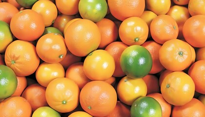Fresh pile of citrus fruits image