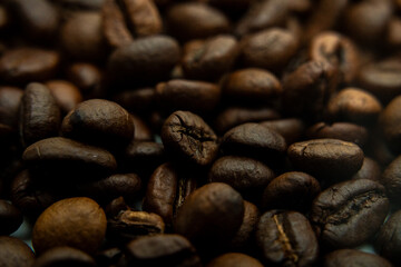 roasted coffee beans dark 