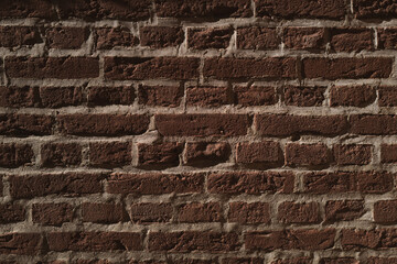 Brick surface. Brickwall background. Pattern of stonewall. Stone cladding.