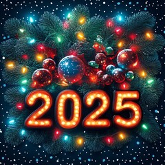 2025 New Year banner