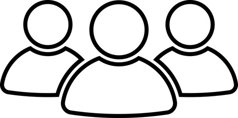 People group icon set team worker user. Employee people group icon team staff. User profile symbol. Group of people or group of users. Persons symbol.