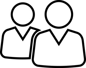 People group icon set team worker user. Employee people group icon team staff. User profile symbol. Group of people or group of users. Persons symbol.