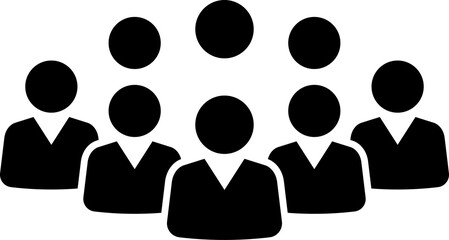 People group icon set team worker user. Employee people group icon team staff. User profile symbol. Group of people or group of users. Persons symbol.
