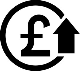 Currency Exchange. Currency exchange rate icon. Stock market. Cost reduction. Cost increase icon. Price reduced, discount icon. Financial or business sign