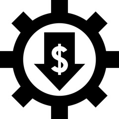 Currency Exchange. Currency exchange rate icon. Stock market. Cost reduction. Cost increase icon. Price reduced, discount icon. Financial or business sign