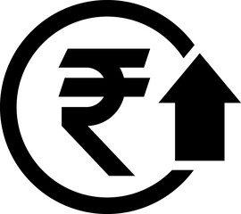 Obraz premium Currency Exchange. Currency exchange rate icon. Stock market. Cost reduction. Cost increase icon. Price reduced, discount icon. Financial or business sign