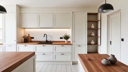 Fototapeta premium Modern kitchen interior.