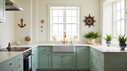 Modern kitchen interior.