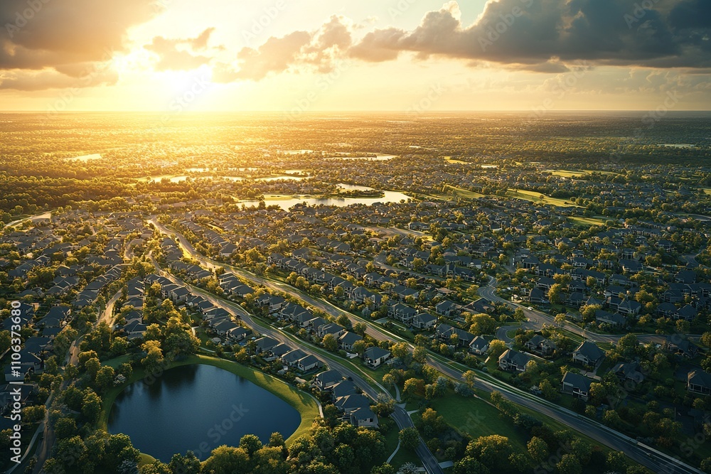 Poster this aerial image highlights land with network markers outlining disaster-resilient infrastructure a