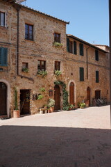 poster in italy, valdorcia, Tuscany 