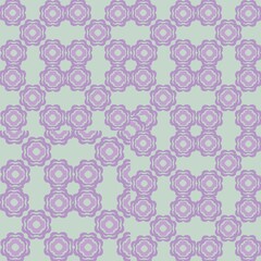 seamless pattern with pink flowers