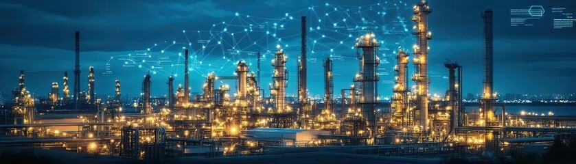 Industrial edge computing devices managing realtime operations, conceptual tech background