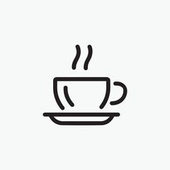 Coffee cup vector icon