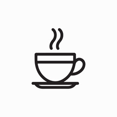 Coffee cup vector icon
