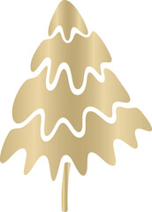 Gold Gradient Christmas Tree