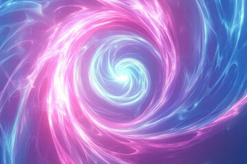 Obraz premium Abstract glowing spiral texture, vibrant blue and pink waves forming a dynamic circular motion, futuristic and energetic