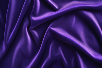 Obraz premium Smooth velvet fabric texture, deep purple tones with a soft, luxurious sheen, elegant and tactile