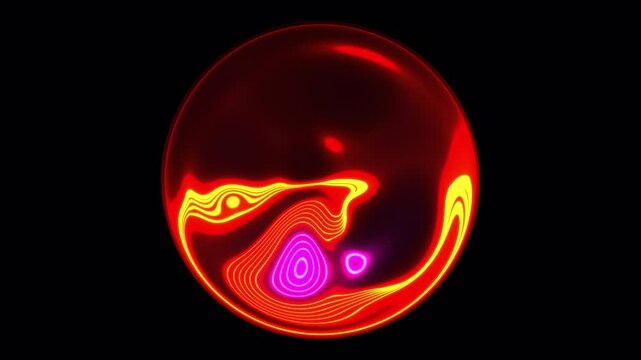 Anomaly. A fantastic light sphere with incredible lighting effect