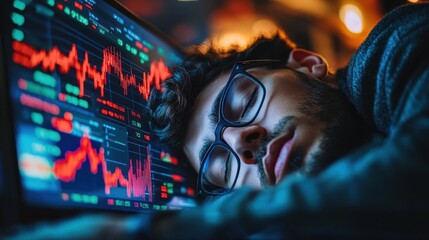 Exhausted Trader: A Night of Market Monitoring