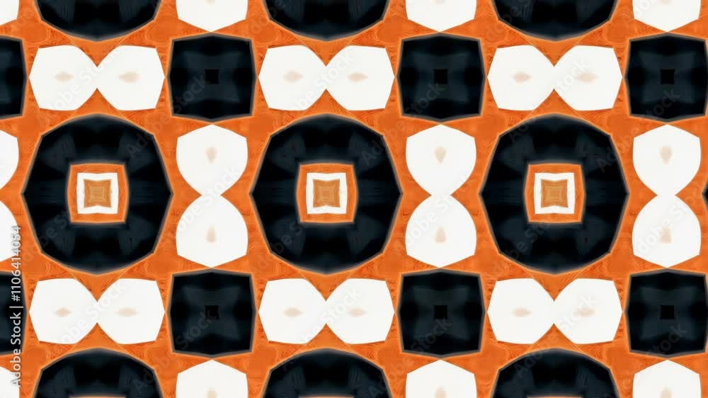 Aufkleber unique geometric pattern featuring bold colors and shapes in an abstract design ideal for textiles o