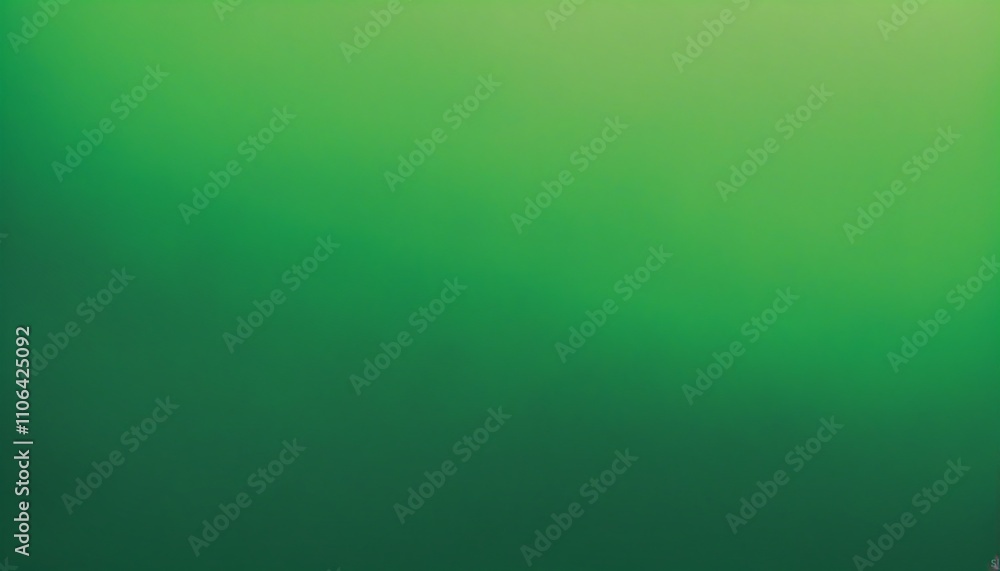 Poster elegant green gradient background with textured grain for digital design