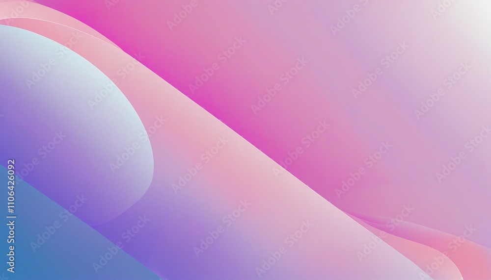 Poster pastel gradient waves: abstract colorful design for banner and poster use
