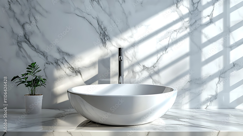 Poster realistic 3d render close up perspective blank empty marble counter top for product display with mod