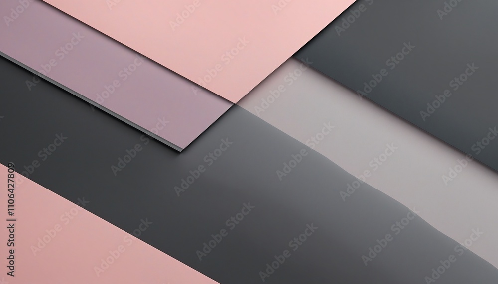 Aufkleber elegant gradient blend from soft pink to deep gray for modern abstract art projects