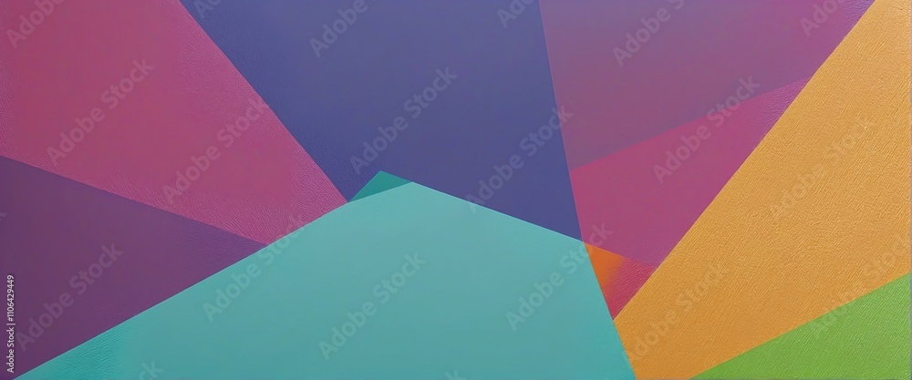 Poster dynamic abstract composition with vibrant grainy textures and a spectrum of colors