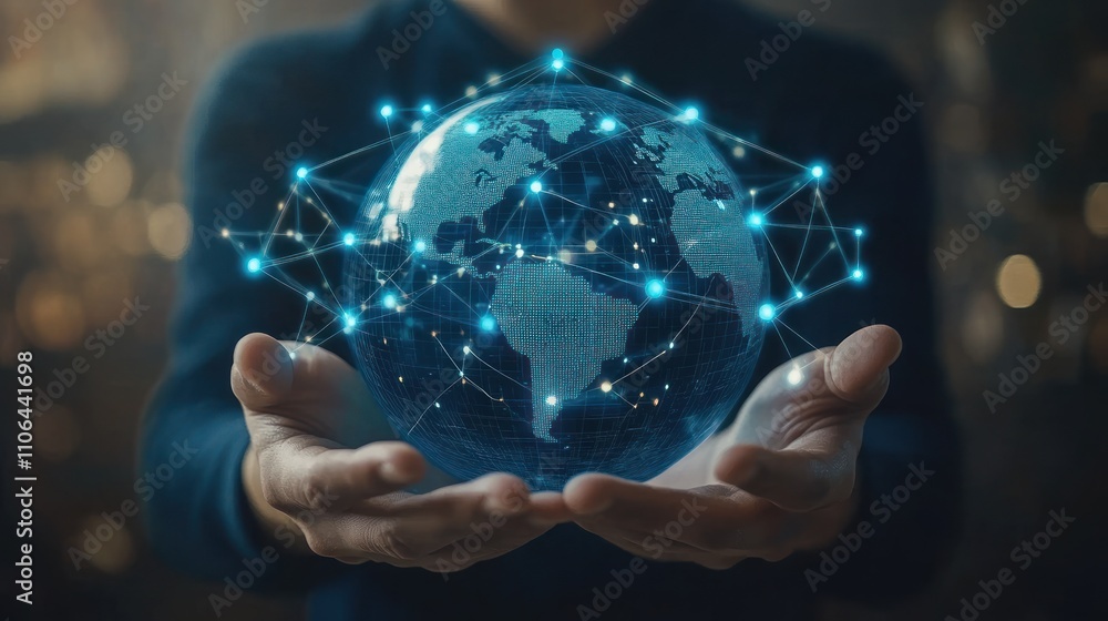 Poster global network connection: a vision of interconnected world