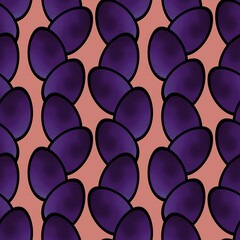 Easter seamless pattern with eggs for wallpaper and fabrics and textiles