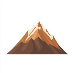 Majestic Mountain Range Illustration