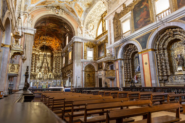Lisbon, Interior of the Church of Saint Catherine