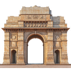 Gate of India isolated on transparent background PNG 