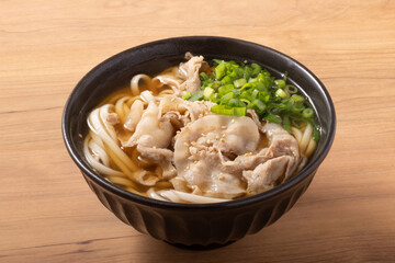 豚しゃぶ　うどん