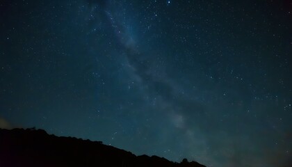 Astronomical wonders of Colombia's night sky with shining stars