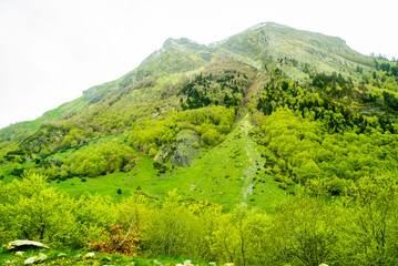 Crossing the Pyrenees through the Portalet pass at the beginning of November