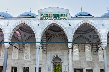 The Blue Mosque or Ahmed Mosque (Sultan Ahmet Camii, 1609 - 1617), Ottoman-era historical imperial...