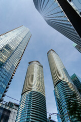 Sky scrapers in Toronto Canada 2024