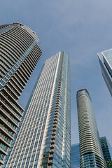 Sky scrapers in Toronto Canada 2024