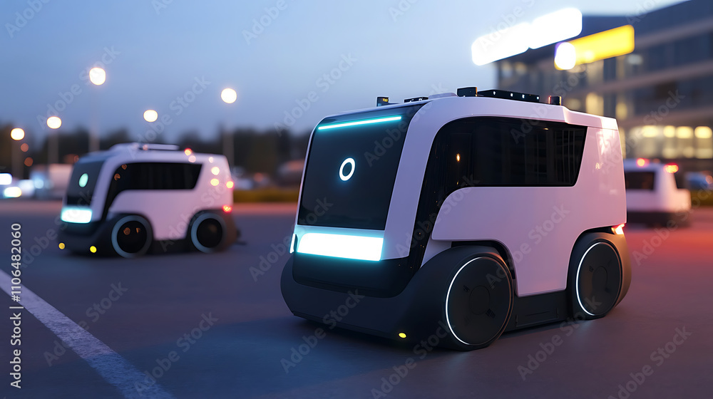 Poster an innovative logistics system employs automated robotics and wireless technology for delivering shi