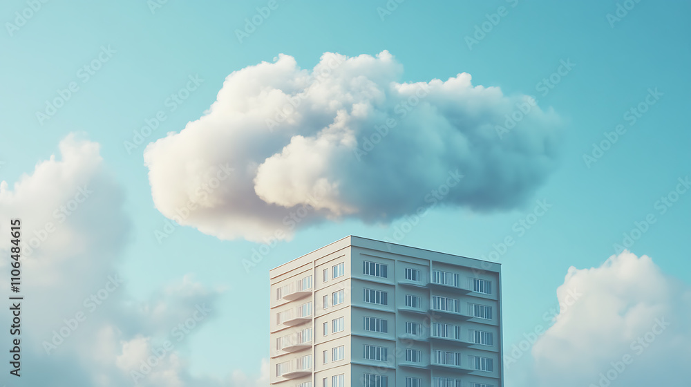 Poster cloud computing concept