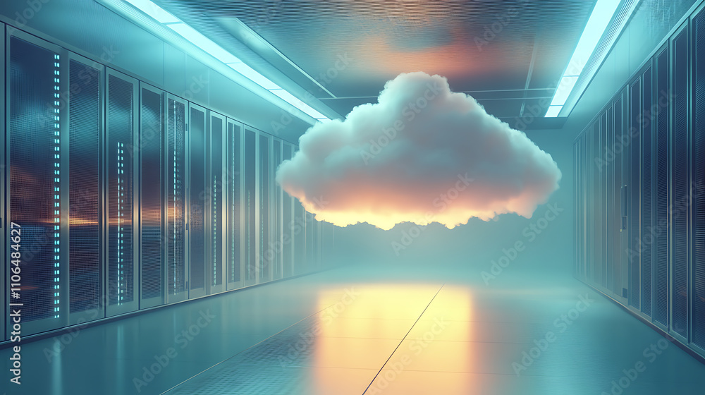 Poster cloud computing adhoc deployment concept using virtual data center