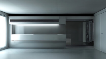 Fototapeta premium Air conditioning unit, Enhancing quality of life