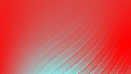 Abstract Red and Teal Diagonal Gradient Stripes Background
